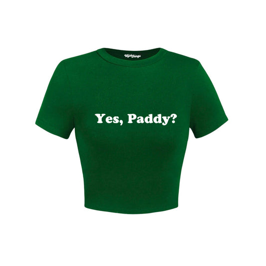 YES PADDY CROP TOP