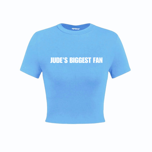 JUDE’S BIGGEST FAN CROP TOP