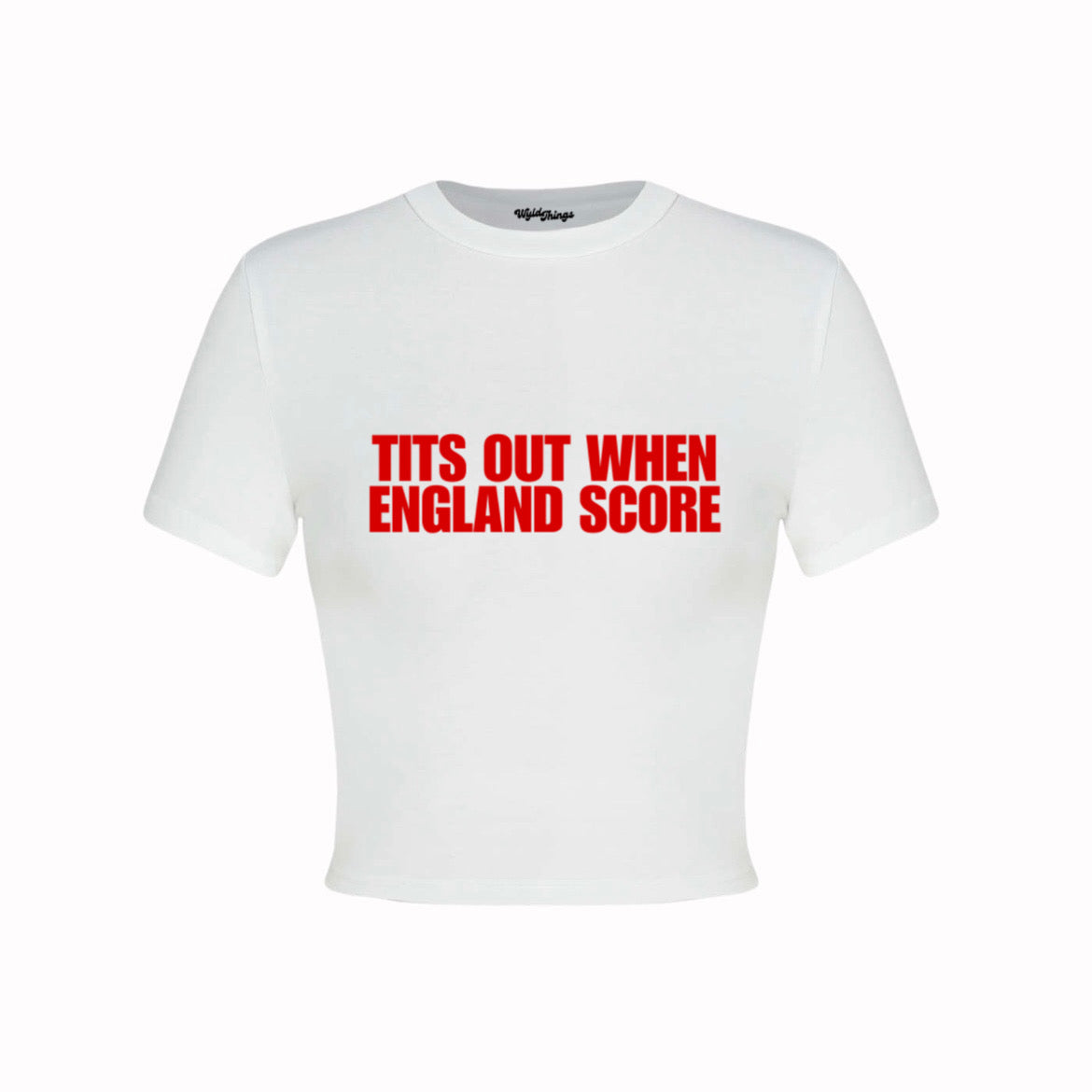 TITS OUT WHEN ENGLAND SCORE CROP TOP