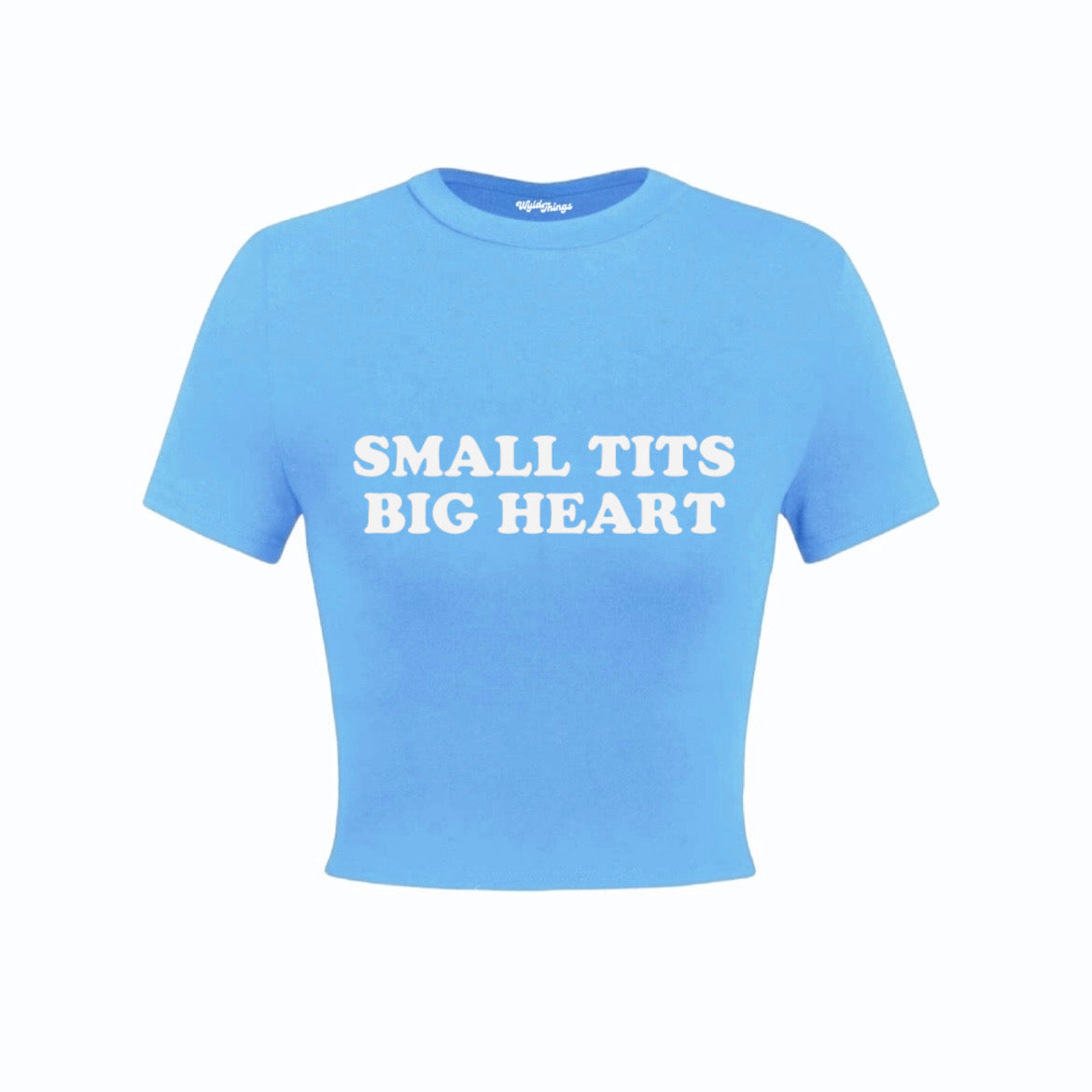 SMALL TITS BIG HEART CROP TOP