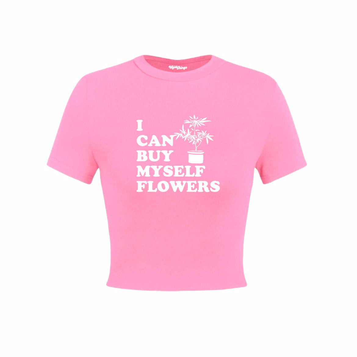 I CAN BUY MYSELF FLOWERS CROP TOP