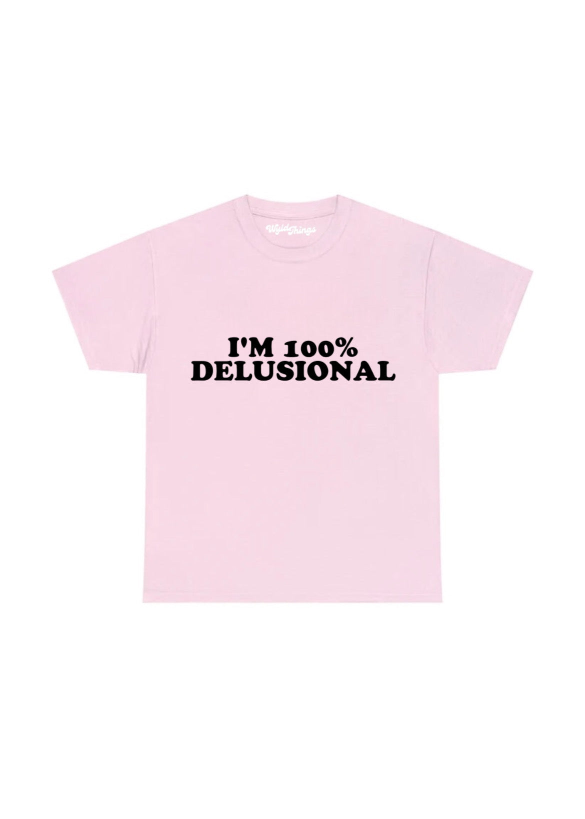 I’M 100% DELUSIONAL T-SHIRT