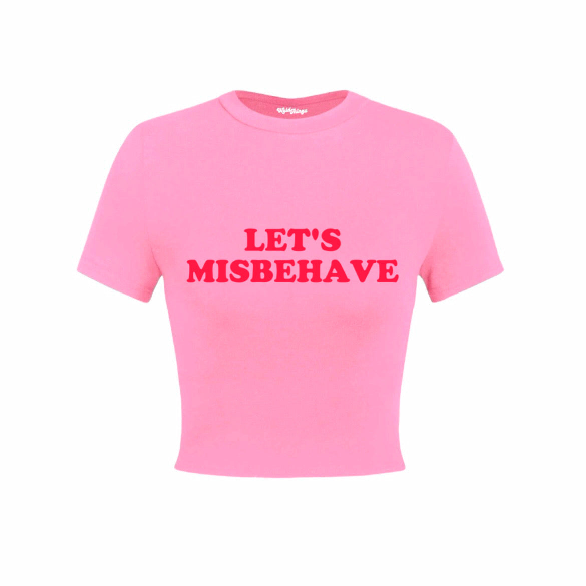 LETS MISBEHAVE CROP TOP