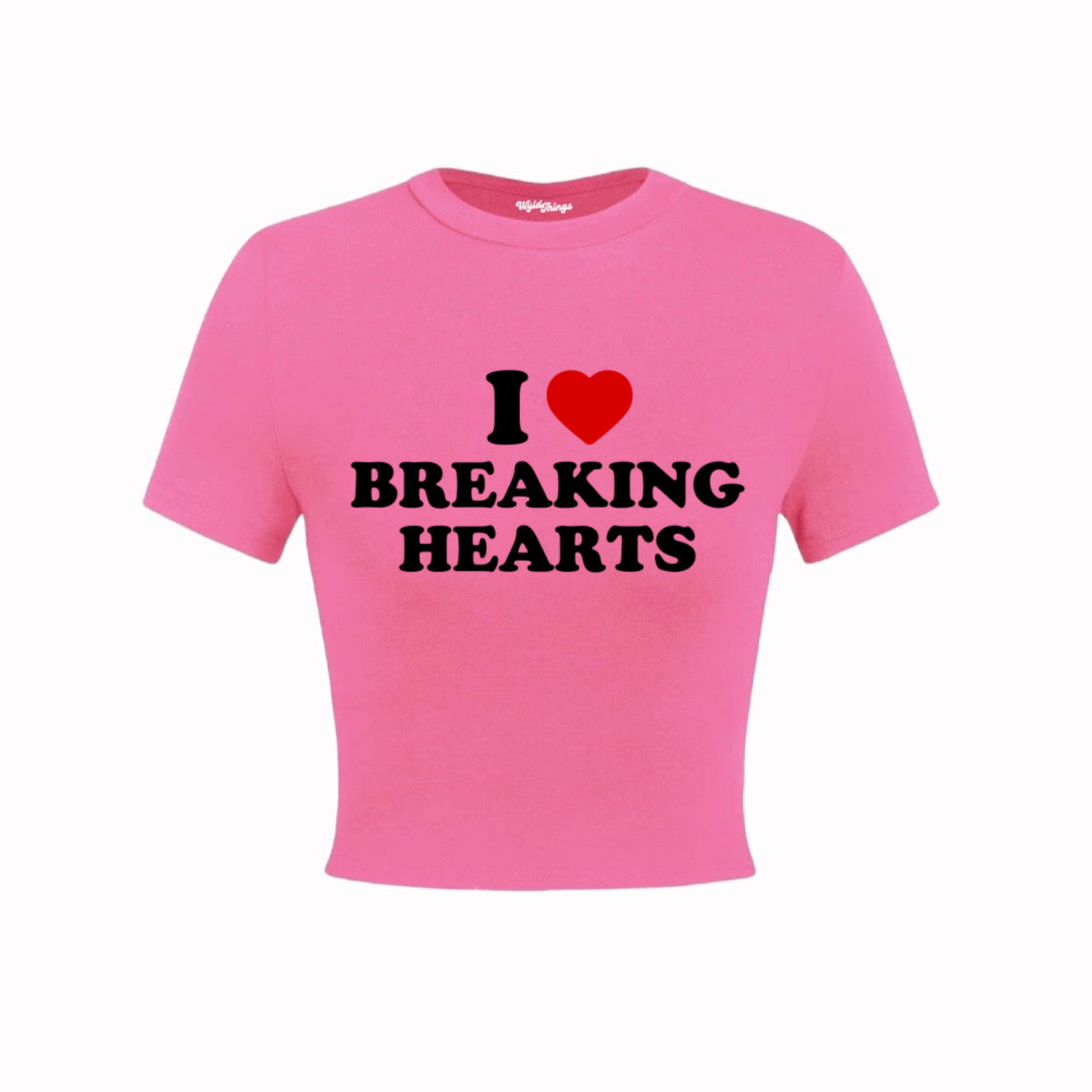 I LOVE BREAKING HEARTS CROP TOP