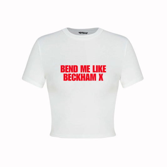 BEND ME LIKE BECKHAM CROP TOP