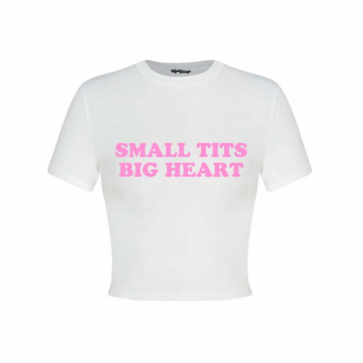 SMALL TITS BIG HEART CROP TOP