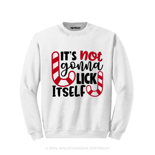 IT'S NOT GOING TO LICK ITSELF SWEATSHIRT