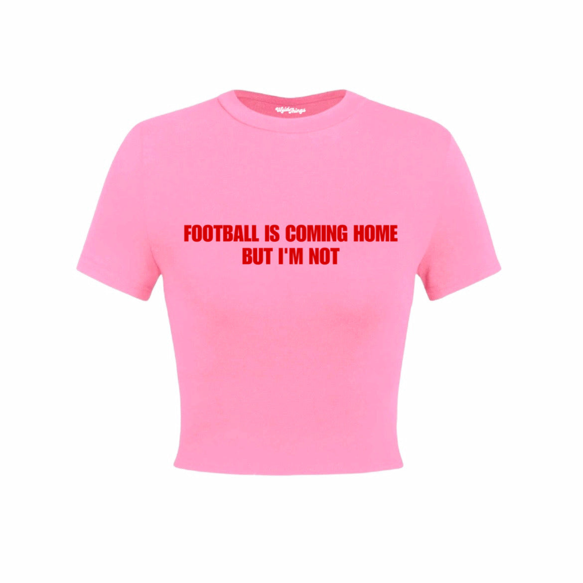 FOOTBALL IS COMING HOME BUT I’M NOT CROP TOP