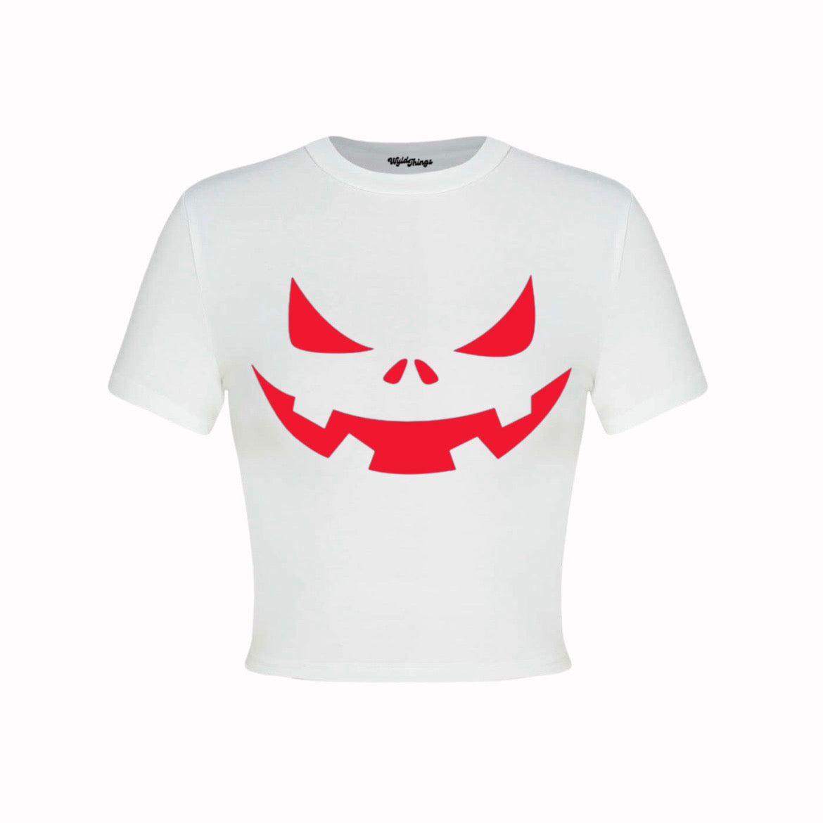 EVIL FACE CROP TOP