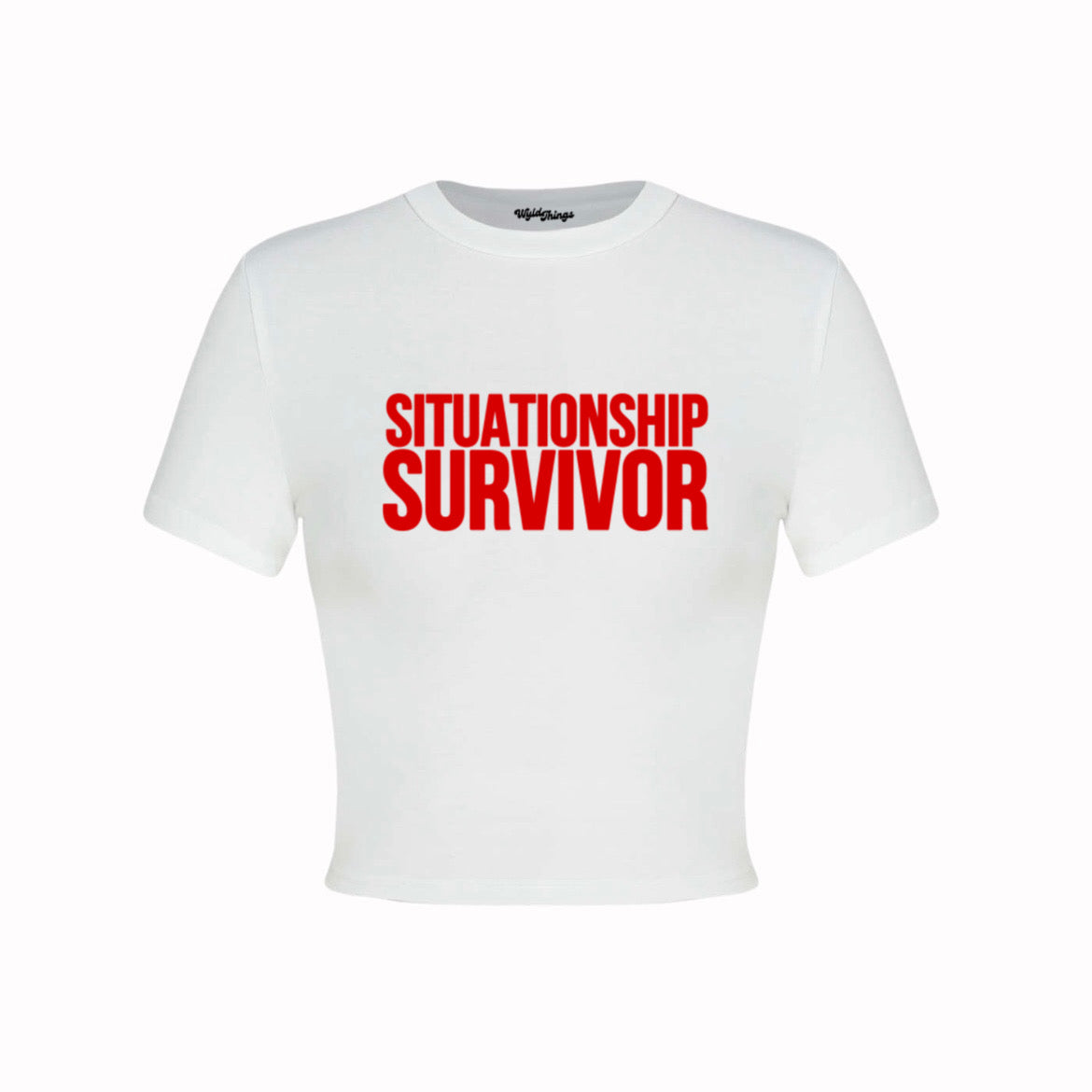 SITUATIONSHIP SURVIVOR CROP TOP