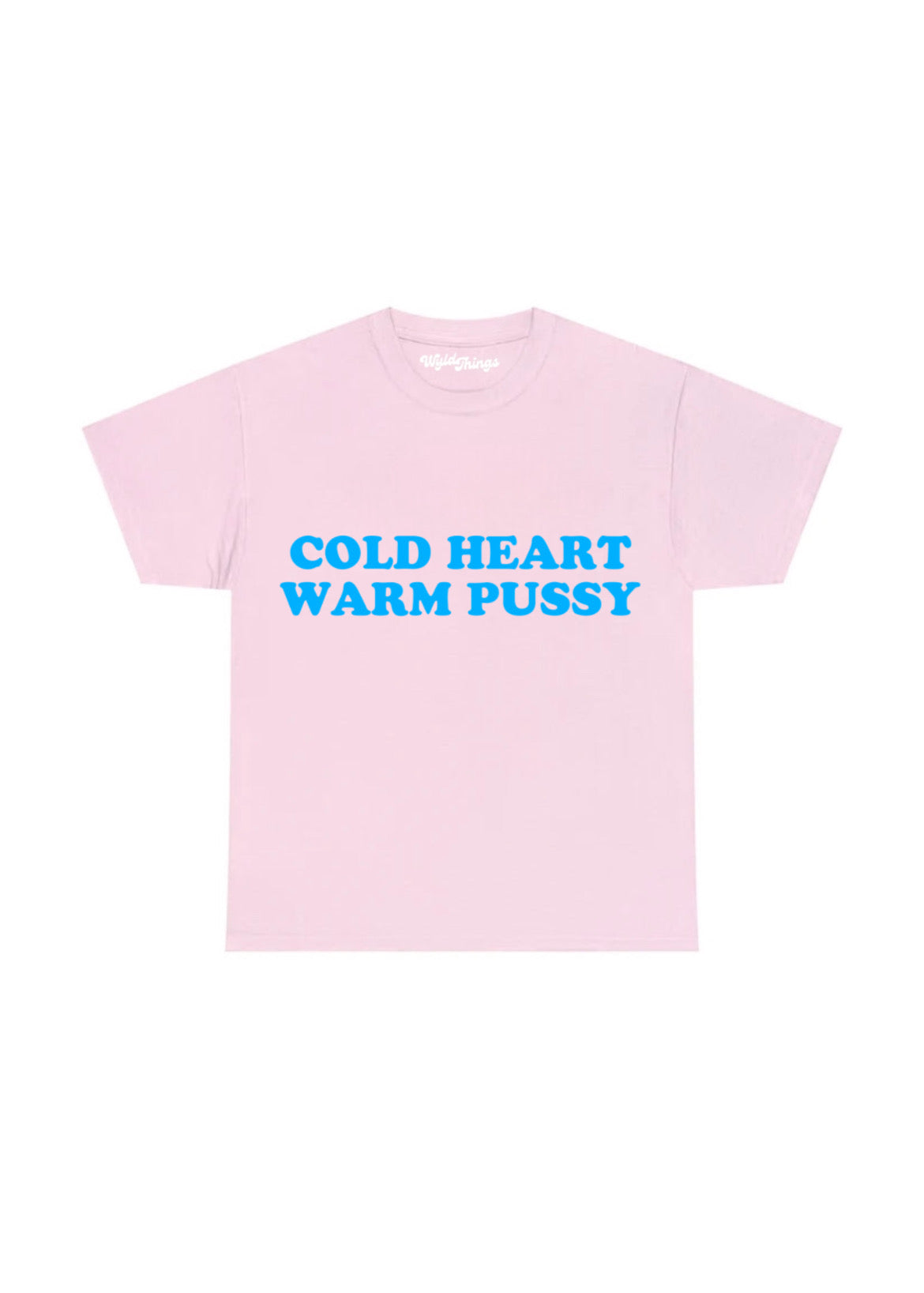 COLD HEART WARM PUSSY T-SHIRT