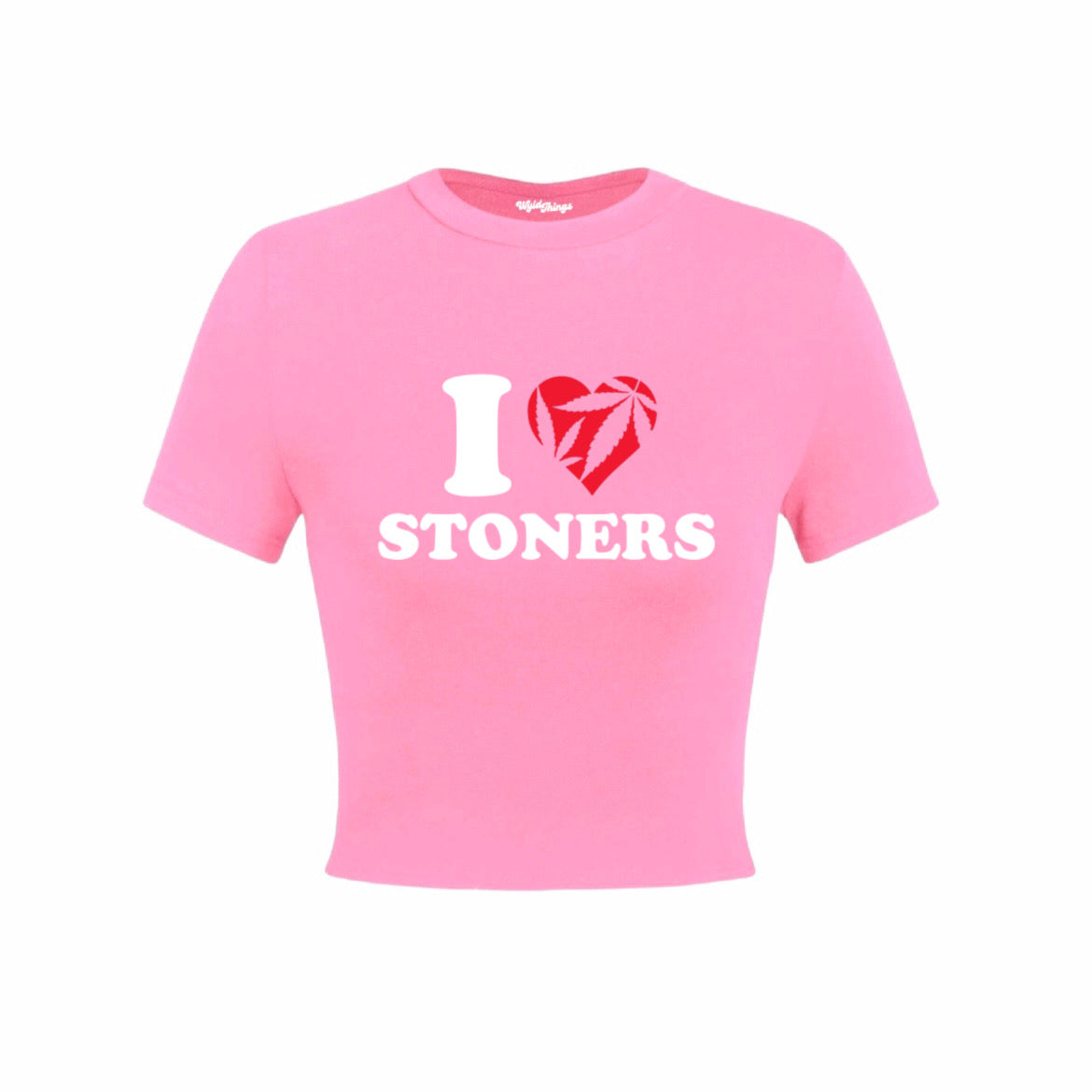 I LOVE STONERS CROP TOP