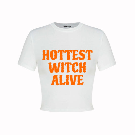 HOTTEST WITCH ALIVE CROP TOP