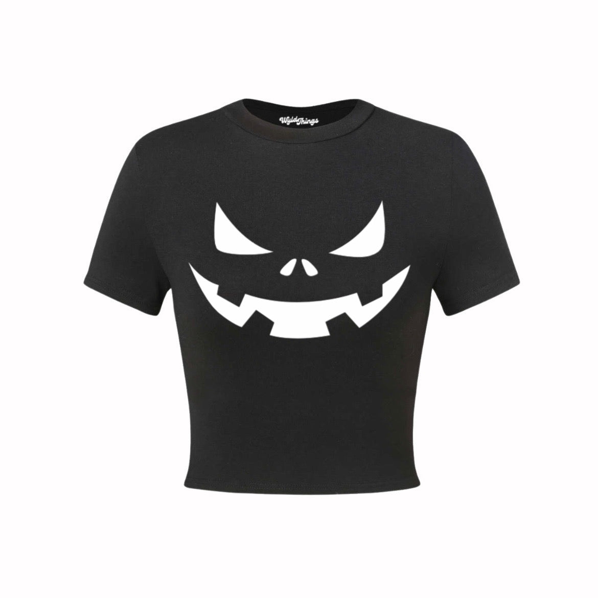 EVIL FACE CROP TOP