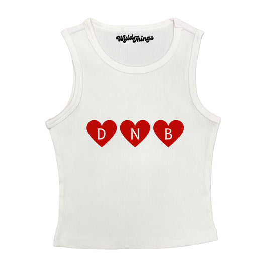 DNB LOVE CROPPED TANK TOP