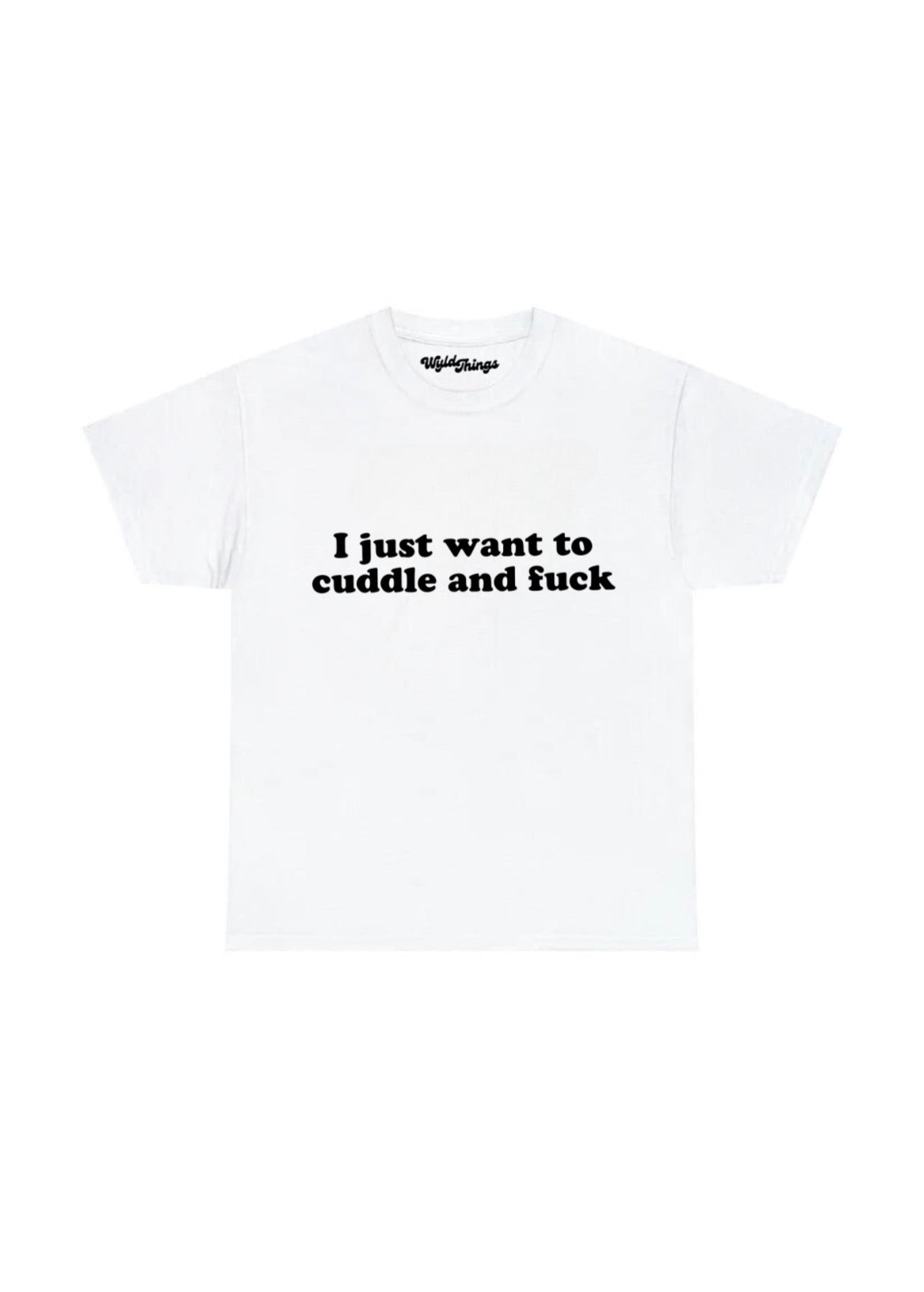 I JUST WANT TO CUDDLE T-SHIRT