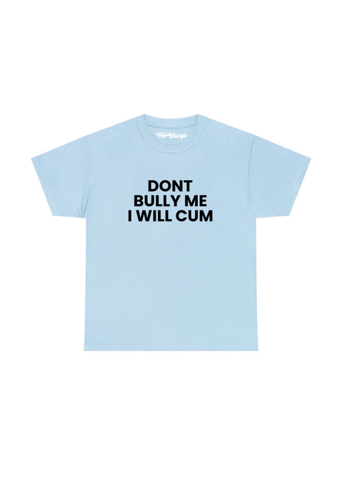 DONT BULLY ME I WILL CUM T-SHIRT