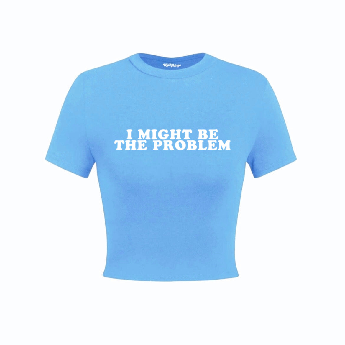 I MIGHT BE THE PROBLEM CROP TOP