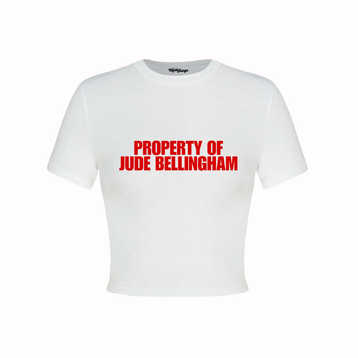 PROPERTY OF JUDE BELLINGHAM CROP TOP