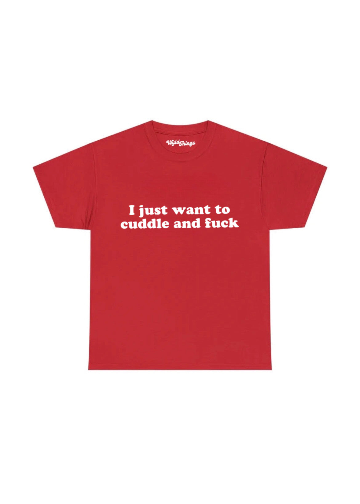 I JUST WANT TO CUDDLE T-SHIRT