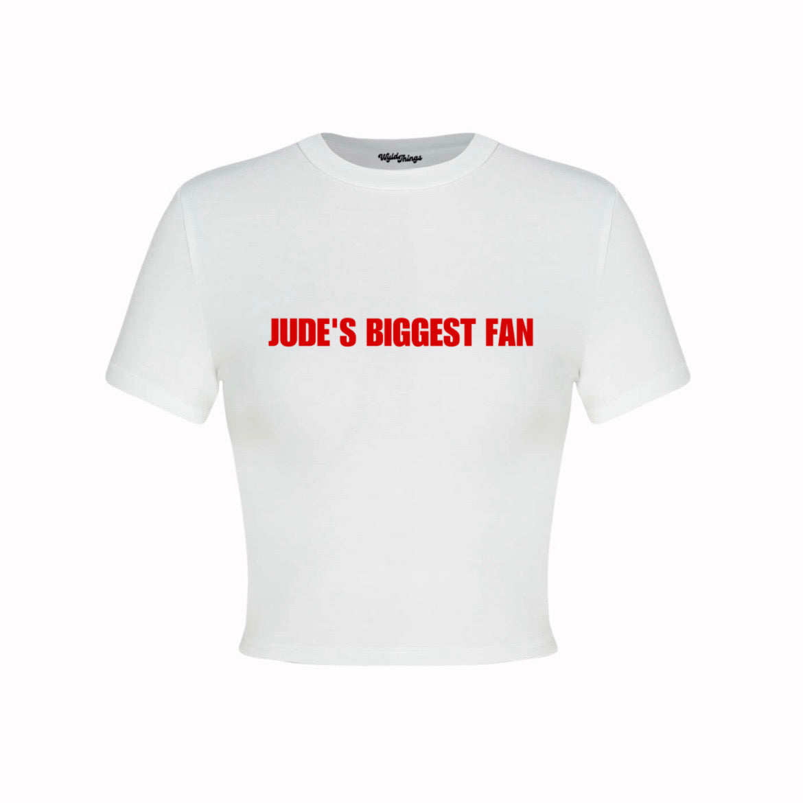 JUDE’S BIGGEST FAN CROP TOP