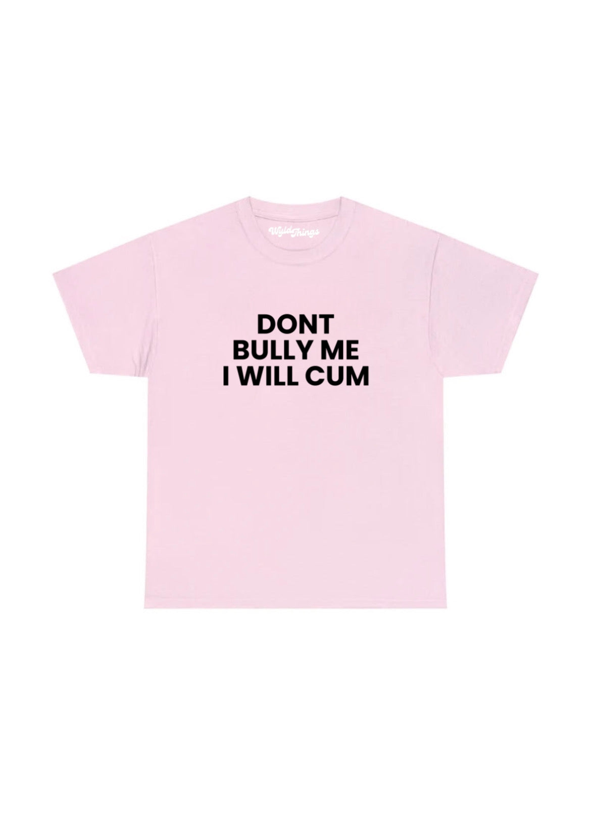 DONT BULLY ME I WILL CUM T-SHIRT