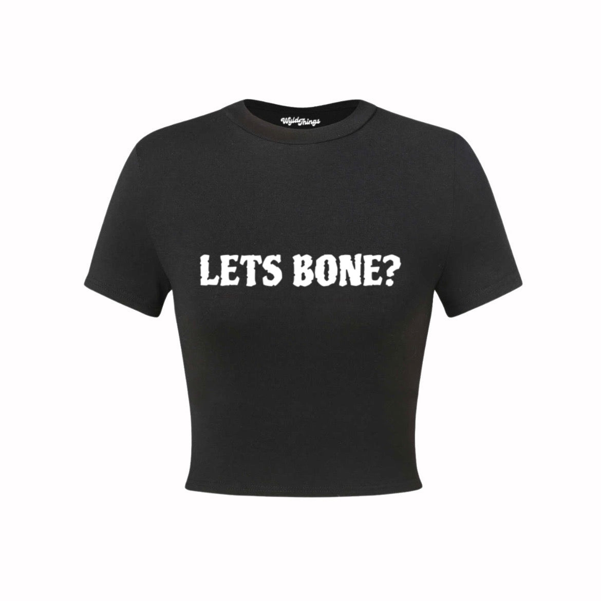 LETS BONE? CROP TOP