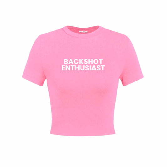 BACKSHOT ENTHUSIAST CROP TOP