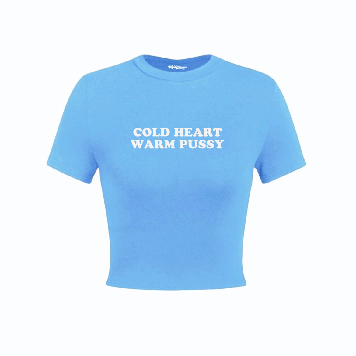 COLD HEART WARM PUSSY CROP TOP