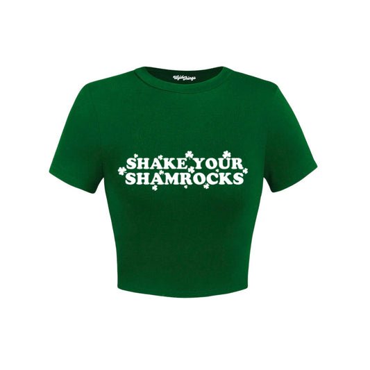 SHAKE YOUR SHAMROCKS CROP TOP