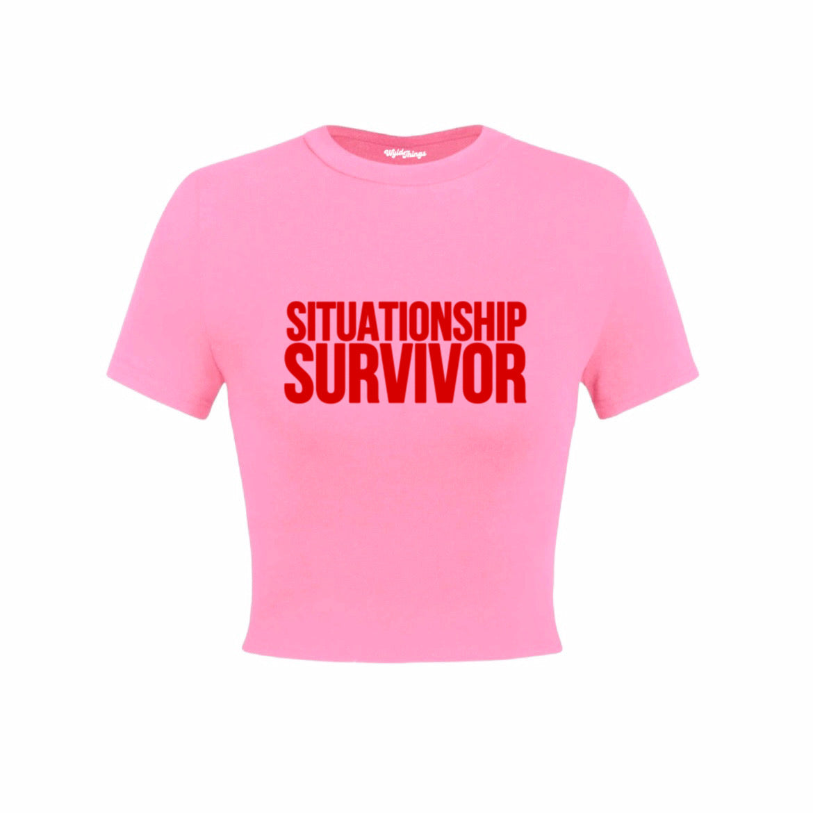 SITUATIONSHIP SURVIVOR CROP TOP