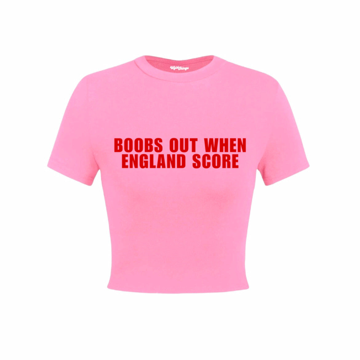 BOOBS OUT WHEN ENGLAND SCORE CROP TOP