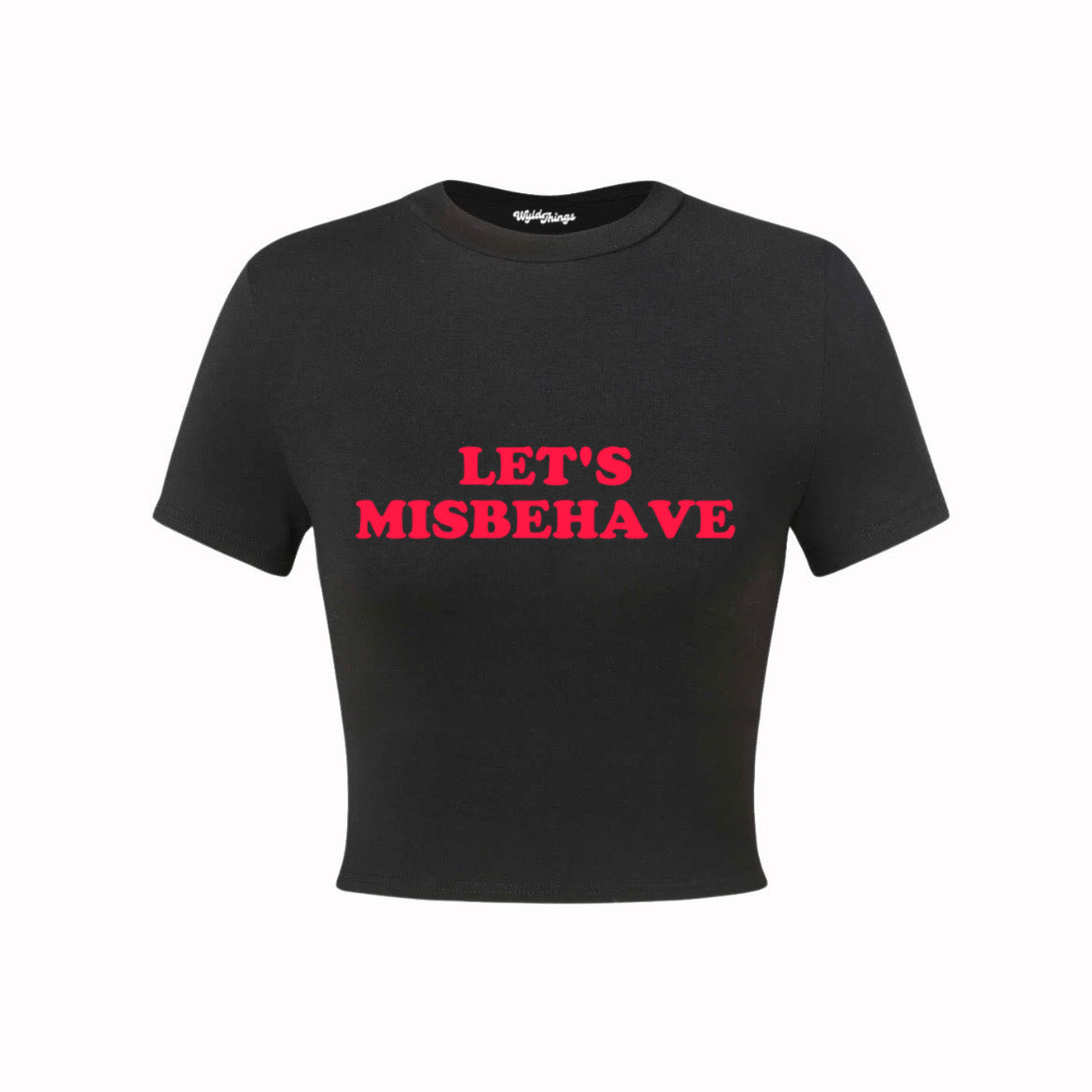 LETS MISBEHAVE CROP TOP