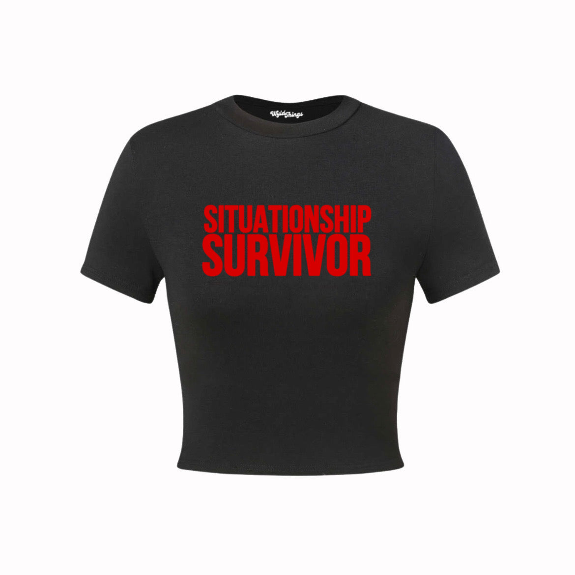 SITUATIONSHIP SURVIVOR CROP TOP