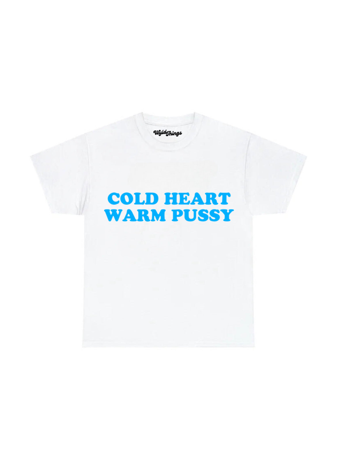 COLD HEART WARM PUSSY T-SHIRT