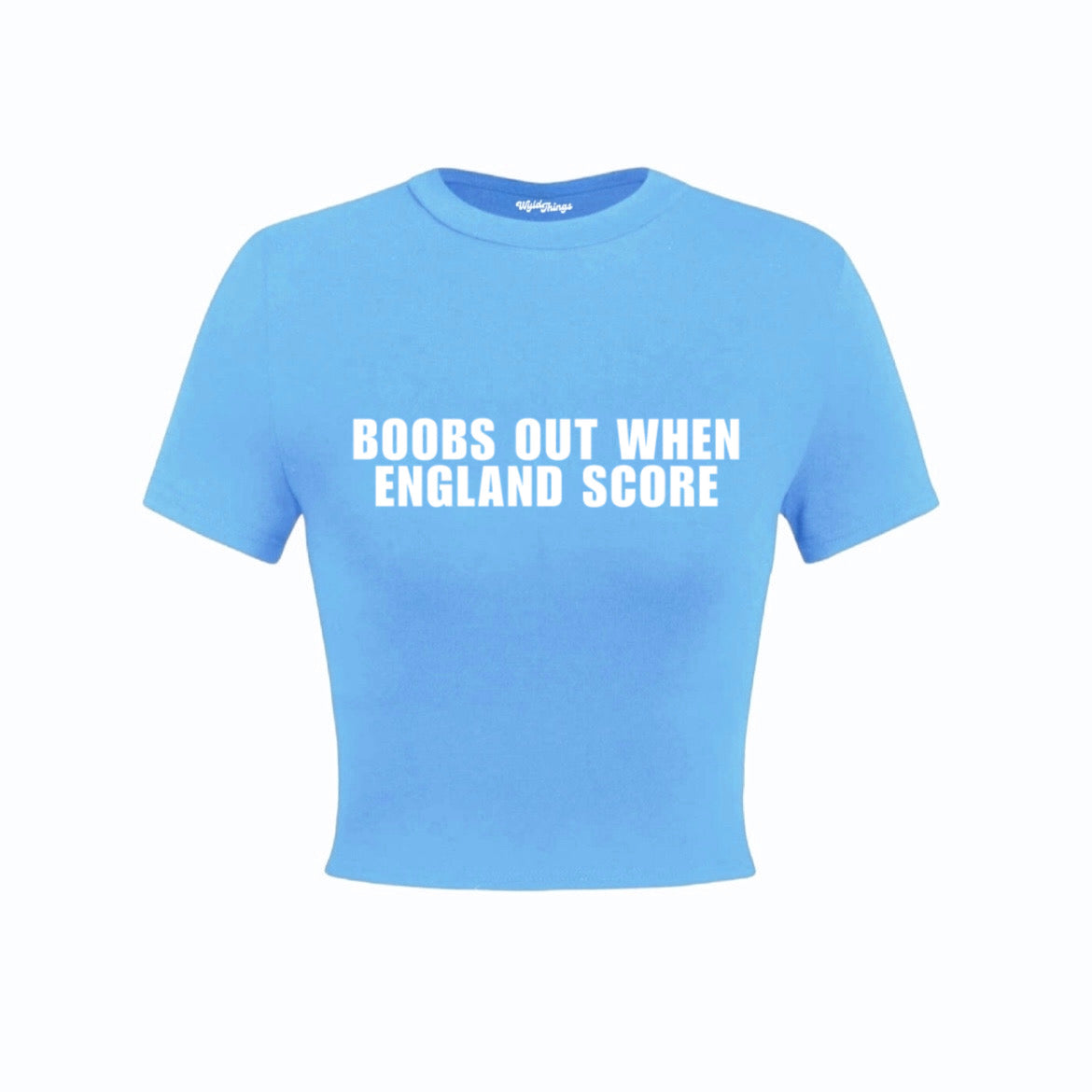 BOOBS OUT WHEN ENGLAND SCORE CROP TOP