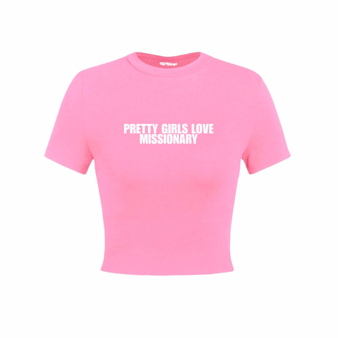 PRETTY GIRLS LOVE MISSIONARY CROP TOP