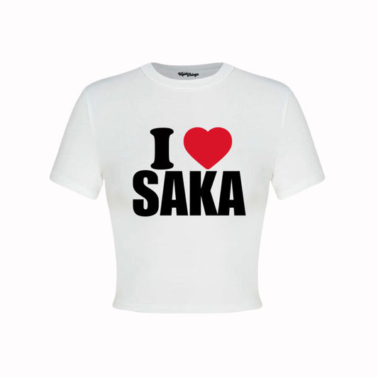 I LOVE BUKAYO SAKA CROP TOP