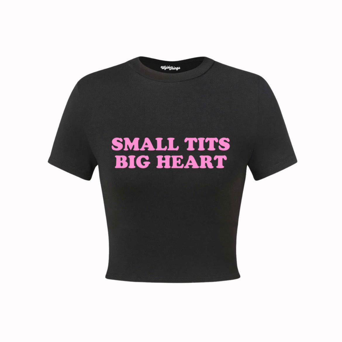 SMALL TITS BIG HEART CROP TOP