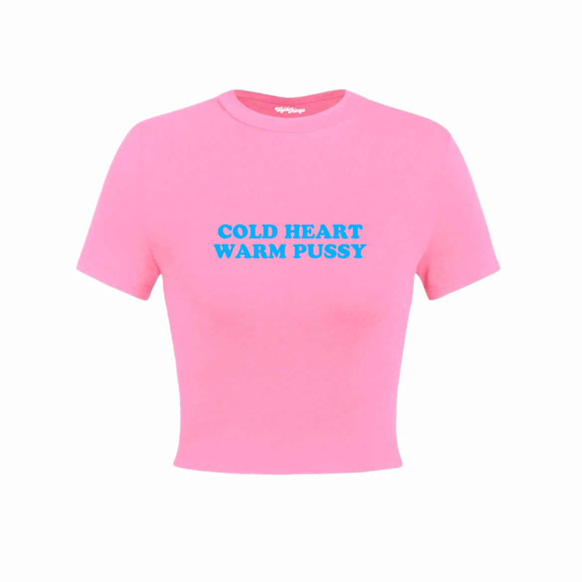 COLD HEART WARM PUSSY CROP TOP